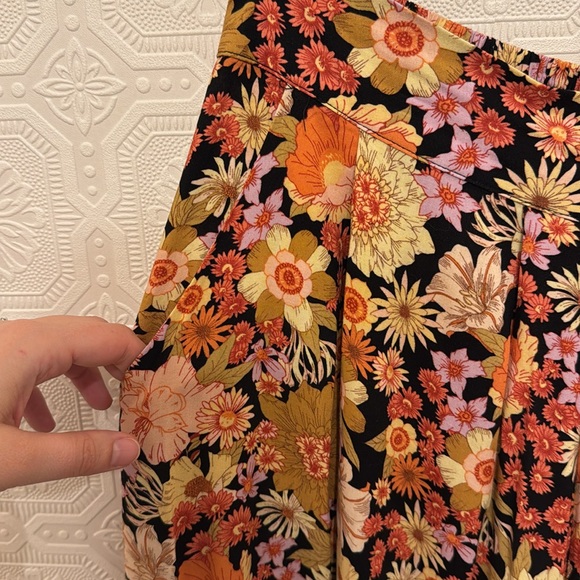 ⬇️ Rip Curl Mystic Floral Wide Leg Pants Size Large - Picture 4 of 12